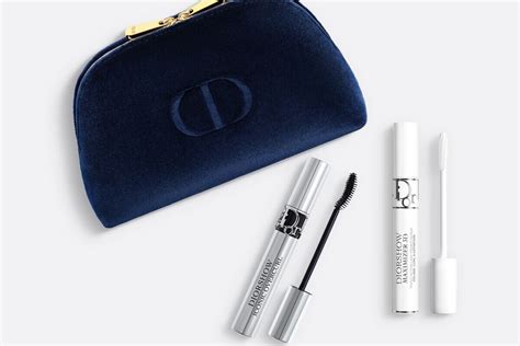 dior mascara set with bag